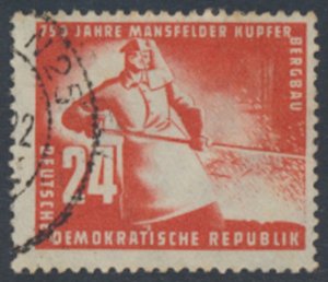 German Democratic Republic  SC# 69   Copper Miner  Used    see details & scans