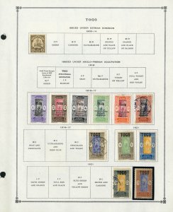 Togo Loaded Mint & Used 1900 to 1990s Clean Stamp Collection