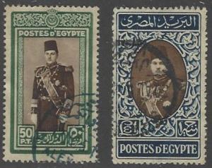 Egypt #239-240 Used Set of 2