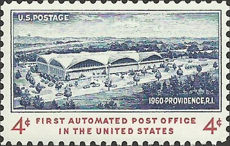 # 1164 MINT NEVER HINGED FIRST AUTOMATED POST OFFICE    