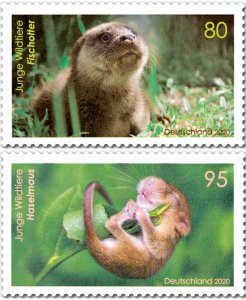 Scott #3181-2 Baby Animals MNH