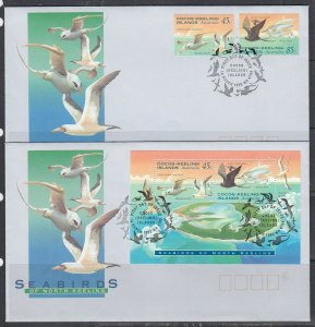 Cocos (Keeling) Is. Scott 300-1a FDC - Sea Birds