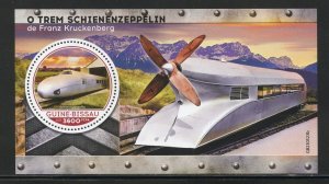 GUINEA BISSAU 2023 ZEPPELIN TRAIN SOUVENIR SHEET MINT NEVER HINGED