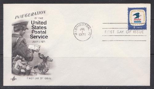 1396 Postal Service Unaddressed ArtCraft FDC with Washington DC cancel