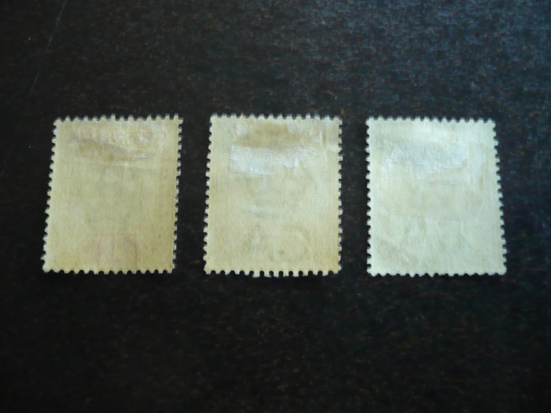 Stamps - Grenada - Scott# 40,42,44 - Mint Hinged Part Set of 3 Stamps