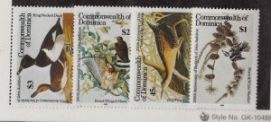 Dominica Sc 891-4 NH issue of 1985 - Birds