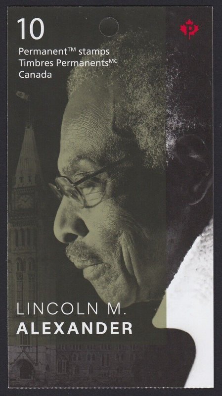 BLACK HISTORY MONTH, LINCOLN ALEXANDER * BKLT of 10 Canada 2018 #3085a BK695 MNH