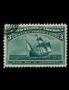 Scott #232 XF-used appearing