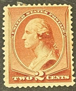 Scott#: 210 - George Washington 2c 1883 single stamp MNG - Lot 3