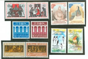 Liechtenstein #733/830 Mint (NH) Single (Complete Set) (Europa)