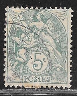 France 113: 5c Liberty, Equality, Fraternity used, F