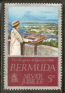 Bermuda    Scott 347  Queen     Used