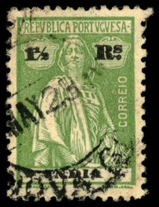 PORTUGUESE INDIA Sc 375K USED - 1921 1½r - Ceres, Ordinary paper - Perf 12 x 11½