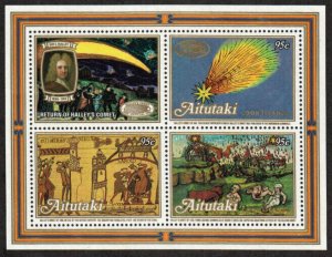 Aitutaki Stamp 390  - Halley's Comet