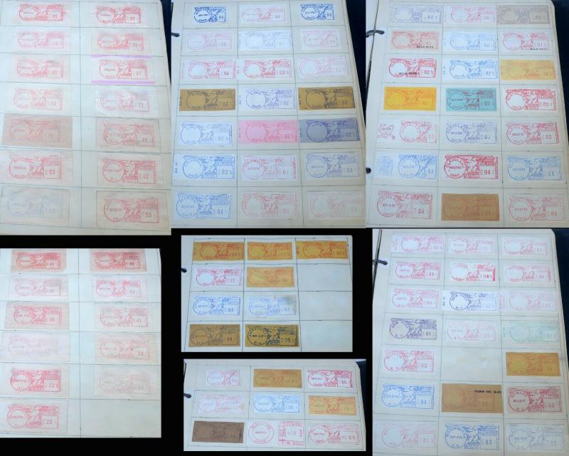 USA Postage Permits Mailomat First Class Package Labels Bulk Rate Collection