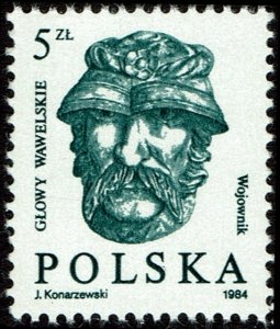 Poland #2629 MNH - 5zl Wawel Head  (1984)