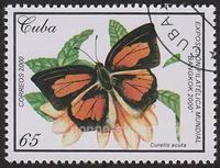 Cuba SG#4404 Used - 2000 65c.  - Butterflies, Insects, Stamp