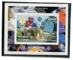 Guinea 2006 EUROPA CEPT 50th. Anniversary SPACE s/s Imperforated Mint (NH)