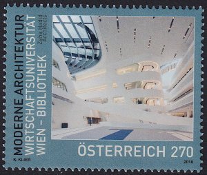 Austria - 2018 - Scott #2771 - MNH - Modern Architecture Library