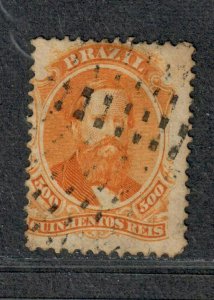 Brazil Sc#60 Used/F, High Value, Cv. $35