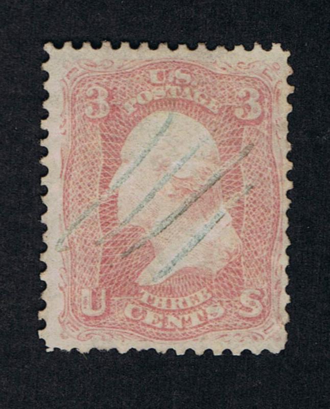 STUNNING SCOTT #65 USED MANUSCRIPT CANCEL WITH PSE CERT - PRICED TO SELL