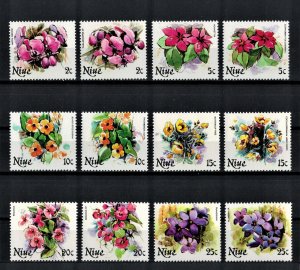 NIUE 1981 - Flowers/ complete set MNH (2 scans)