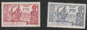 FRENCH GUINEA #164-5 MINT NEVER HINGED COMPLETE