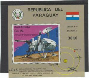 Paraguay C420 MNH VF s/s Space