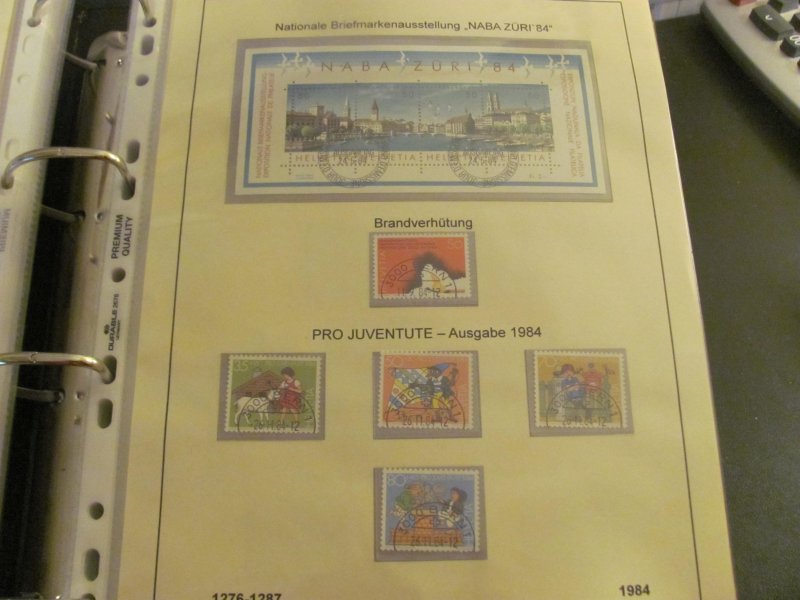 SWITZERLAND 1978-2005 STAMPS & COVERS XF COULD BE AS MUCH AS $2000 CATALGUE(188)