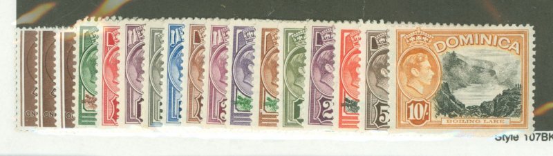 Dominica #97-111 Unused Single (Complete Set)