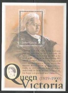 TURKS & CAICOS IS. - 1979 - Queen Victoria - Perf Souv Sheet - Mint Never Hinged