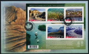 Canada 2857 on FDC - UNESCO World Heritage Sites, Dinosaur Park