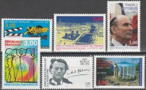 France #2548-53  MNH CV $8.40  (A14033)