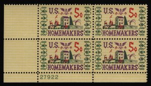 #1253 5c Homemakers, Plate Block [27922 LL] Mint **ANY 5=FREE SHIPPING**