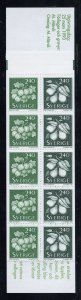 Sweden 1996b MNH, Fruits Cplt.Booklet from 1993.