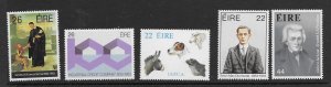 Ireland 568-72  1983 set 5  VF  NH