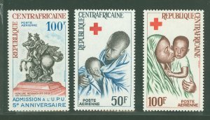 Central African Republic #C32-C34 Mint (NH) Single (Complete Set)