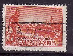 Australia-Sc#142-used 2p vermilion Tribesman-1934-