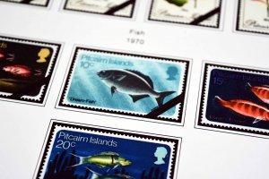 COLOR PRINTED PITCAIRN ISLANDS 1940-2010 STAMP ALBUM PAGES (118 illustr. pages)