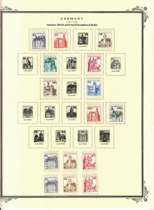Berlin - 1974/1977 stamp collection on Scott pages