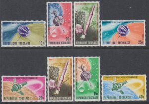 Togo 593-598,C65-C66 Space MNH VF