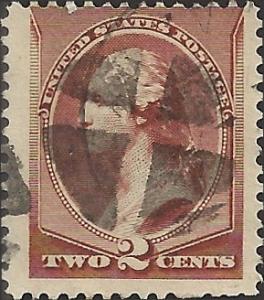 # 210 RED BROWN USED GEORGE WASHINGTON