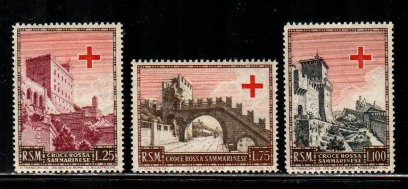 San Marino #305-307  MNH  Scott $55.00