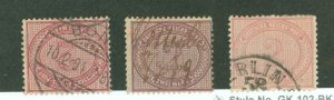 Germany #36/36b/36d Used