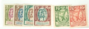 Liechtenstein #74-79  Single