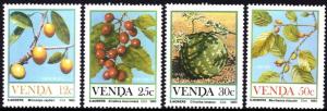 Venda - 1985 Food from the Veld Set MNH** SG 111-114