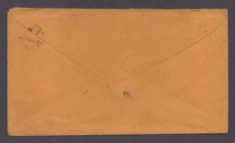 **US 19th Cent Cover SC# 65 Stockbridge, NY 8/11 CDS + F/C, Geometric