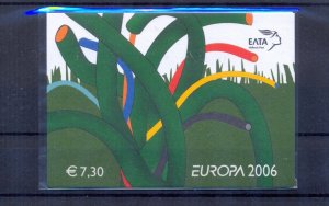 Greece 2006 Europa issue BOOKLET (B44) MNH VF.