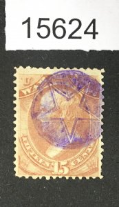 MOMEN: US STAMPS # O90 FANCY STAR USED LOT #15624