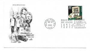 3185i Celebrate the Century 1930s Gone With the Wind ArtCraft FDC